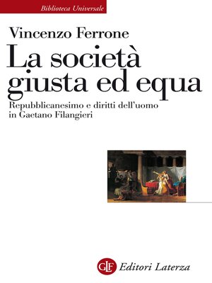 cover image of La società giusta ed equa